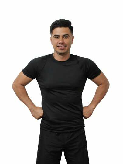 JK SPORTS Playera Deportiva de Licra Varios Colores Manga Corta