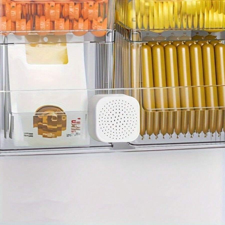 1 pieza Bolsa purificadora de aire con carbón activado - No necesita electricidad, elimina los olores del refrigerador y mantiene los alimentos frescos, apta para todos los modelos