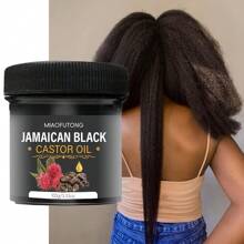 100g Jamaican Castor Oil Hair Care, Pure Natural Cold Pressed, Moisturizing And Nourishing The Scalp And Hair Roots, Making Hair Thicker, Stronger And Healthier, Suitable For All Hair Types, Suitable For Both Men And Women