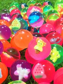 5pcs-10pcs Figurine Bounce Balls, Moon Ball Super Bounce Ball Challenge