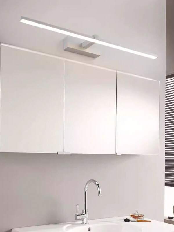 Lámpara de pared LED de aluminio minimalista, luz para espejo de vanidad, armario de espejo del baño, nuevo diseño simple