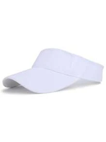 Summer Sun Hats Men Women Cotton Adjustable Visor UV Protection Top Empty Solid Sport Tennis Golf Running Sunscreen Baseball Cap