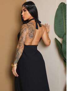 Women Dresses - Black - View 3