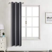1pc/2pcs Blackout Curtains, Bedroom Darkening Curtains, Multiple Sizes Available/Premium Fabric Triple-Woven Solid Thermal Insulated Curtains/Extra Wide Curtain Panels/Top Grommet Curtain, Decorative Window Curtains/Home Curtains/For Bedroom And Living Room Darkening Curtains/Bedroom Curtains/Living Room Curtains/Dining Room Curtains/Kitchen Curtains/Cabinet Curtains,Fall Decor,Autumn Decor,Room Decor