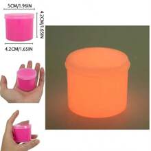 Glow-In-The-Dark Slime Kit - 2.37oz Super Soft, Non-Stick Relax Putty For Youngsters