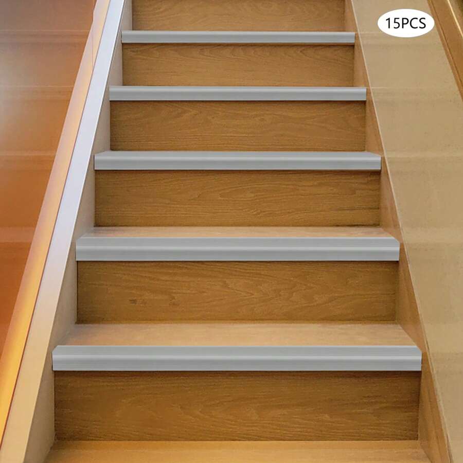 Stair Corner Trim Strips Step Edge Trim Stair Edge Protector - Grey - View 1