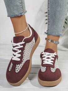 Vrouwen Veelzijdige Casual Mode Outdoor Plus Size Ademende Holle Sportschoenen