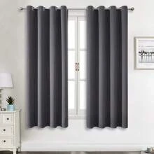 1pc/2pcs Blackout Curtains, Bedroom Darkening Curtains, Multiple Sizes Available/Premium Fabric Triple-Woven Solid Thermal Insulated Curtains/Extra Wide Curtain Panels/Top Grommet Curtain, Decorative Window Curtains/Home Curtains/For Bedroom And Living Room Darkening Curtains/Bedroom Curtains/Living Room Curtains/Dining Room Curtains/Kitchen Curtains/Cabinet Curtains,Fall Decor,Autumn Decor,Room Decor