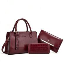 2025 New Fashion Crocodile Pattern Crossbody Tote Bag
