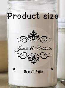 12/24/40 piezas Pegatinas transparentes personalizadas, Pegatinas circulares personalizadas con texto, Pegatinas de etiquetas personalizables, Adecuadas para embalaje de regalos, botellas de agua, hornear pasteles y otras pegatinas de regalos, Perfectas para bodas, cumpleaños y regalos de fiesta, Adecuadas para regalos DIY y celebraciones, Regalos para ella, Regalos personalizados, Pegatinas de decoración navideña, Adecuadas para personas mayores de 14 años+, Impresión gráfica