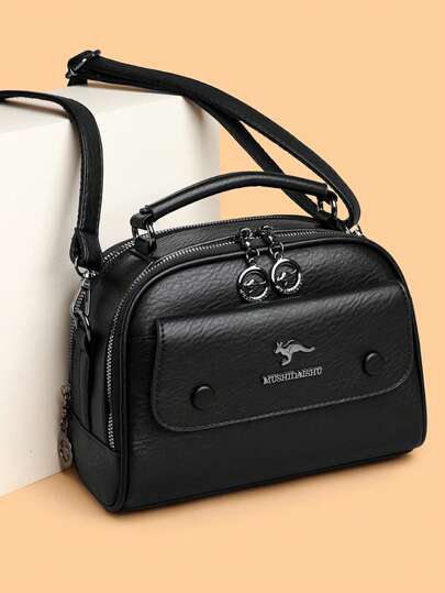 New High-Quality Genuine Leather Crossbody Shoulder Bag, Women's Luxury Fashion Wallet And Handbag, Designer Women's Tote Bag Brand Purse