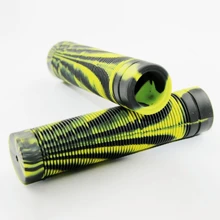 1pair Bicycle Mixed Color Handlebar Covers Non-Slip Shock Absorbing Mountain Bike Handlebar Covers