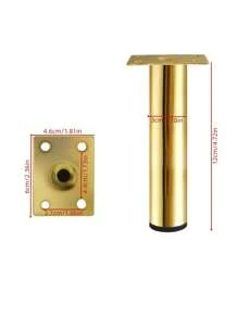 4 件/套现代家具腿，80 毫米/3.15 英寸和 100 毫米/3.93 英寸，重型金属腿，适用于沙发、橱柜、电视柜、梳妆台、书桌 - 彩色 - 查看 17