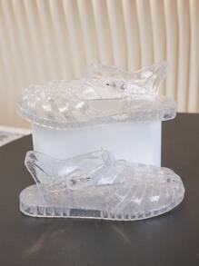 儿童夏季果冻凉鞋女童水晶软底防滑塑料鞋幼儿公主鞋韩版