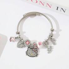 Sanrio A Cartoon Cartoon Cute Bracelet Alloy Bead Pendant Is A Good Gift For Students And Friends During The Holiday