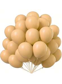 30pcs 10-Inch Retro Color Latex Balloons For Birthday, Wedding, Valentine's Day Party Decoration, Birthday Photography Props, Anniversary Party Decoration, Room Decoration, Indoor Decoration, Christmas