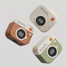 Tai nghe không dây Q86 Retro Camera Leather thiết kế đẹp, tai nghe nhét tai bán trong tai có màn hình kỹ thuật số và độ trễ thấp khi chơi game - Nhiều màu - Xem 4