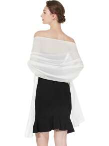 Chiffon Schals, Tücher und Umhänge für Braut, Hochzeitsfeier, Abendkleider und besondere Anlässe