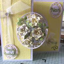 [Spring/Summer] Flowers Frame Metal Die Cuts, Flower Leaves Wedding Cutting Dies Cut Stencils For DIY Scrapbooking Photo Decorative Embossing Paper Dies For Scrapbooking Card Making
