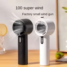 haoss New Model 100-Speed High Velocity Outdoor Portable Rechargeable Turbo Fan, Hurricane Mini Handheld USB Fan With Long Battery Life And Powerful Air Flow For Summer