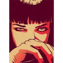 1pc Pop Wall Arts Posters Classical Movie Uma Thurman Posters Canvas Printing Home Living Room Bedroom Bar Decoration Unframed - Multicolor - View 33