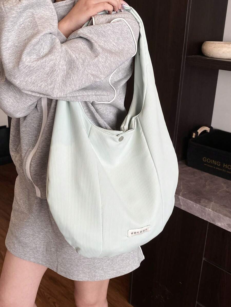 Fashionable And Casual Versatile Crescent Shoulder Tote Bag