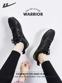 WARRIOR Warrior Fashionable Retro Sports Shoes For Women Spring And Summer Lightweight Comfortable Breathable Running Shoes Modest Style Casual Sneakers Applicable Throughout The Yearwear-Resisting All-Day Wear Training Sneakerssoft SoleLittle White Shoes
