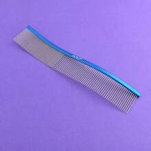 22cm Pet S Type Comb Professional Stainless Steel Pet Grooming Comb Dense Sparse Teeth Dog Cat Cleaning Brush Hair Reemoval Comb