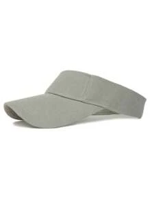 Summer Sun Hats Men Women Cotton Adjustable Visor UV Protection Top Empty Solid Sport Tennis Golf Running Sunscreen Baseball Cap