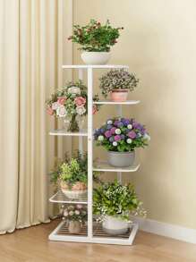 1pc Multi-Tier Plant Stand Metal Display Rack, adequado para sala de estar, decoração de jardim interno e exibição de presentes