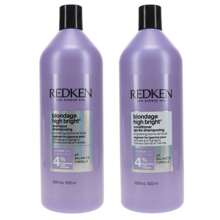 Redken Blondage High Bright Shampoo 33.8 Oz & Blondage High Bright Conditioner 33.8 Oz Combo Pack - 白色 - 查看 2