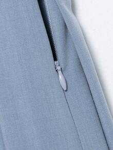 女士休闲百褶腰带夏季短裙