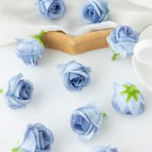 5PCS/10PCS Artificial Silk Rose Head, Rosebud Rose Flowers Bouquets Room Decor Fall Decor Bouquets Fake Plants For Centerpieces For Spring Autumn Decorations Wedding Vase For Home Dining Room Bedroom Decorations, Festival Birthday Party Accessories, Outdoor Garden Decorations Gifts Graduation