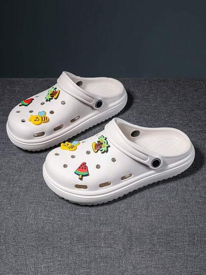 Women's Sports Sandals Hollow Slip-On Shoes, Outdoor Weepage Summer Beach Anti-Skid Soft Sole Closed Toe Sandals