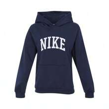 Nike Sudadera con capucha de forro polar del club NSW 2024 para niño preadolescente en tono Harbour Mist, estilo: HJ3156-410