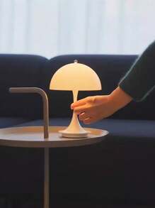 LED Orange Home Decorative Table Lamp For Bedroom, Living Room, Birthday Gift, Restaurant, Office Decorative Lighting, Touch 3 Colours Light Change, Rechargeable Outdoor Camping, Easy To Carry.