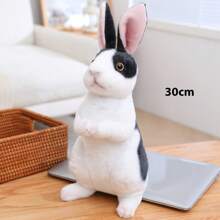 1pc 16-30cm Kawaii Squatting & Standing Rabbit Plush Toys Lovely Simulation Rabbit Dolls Stuffed Soft Animal Doll For Kids Girls Birthday Gift