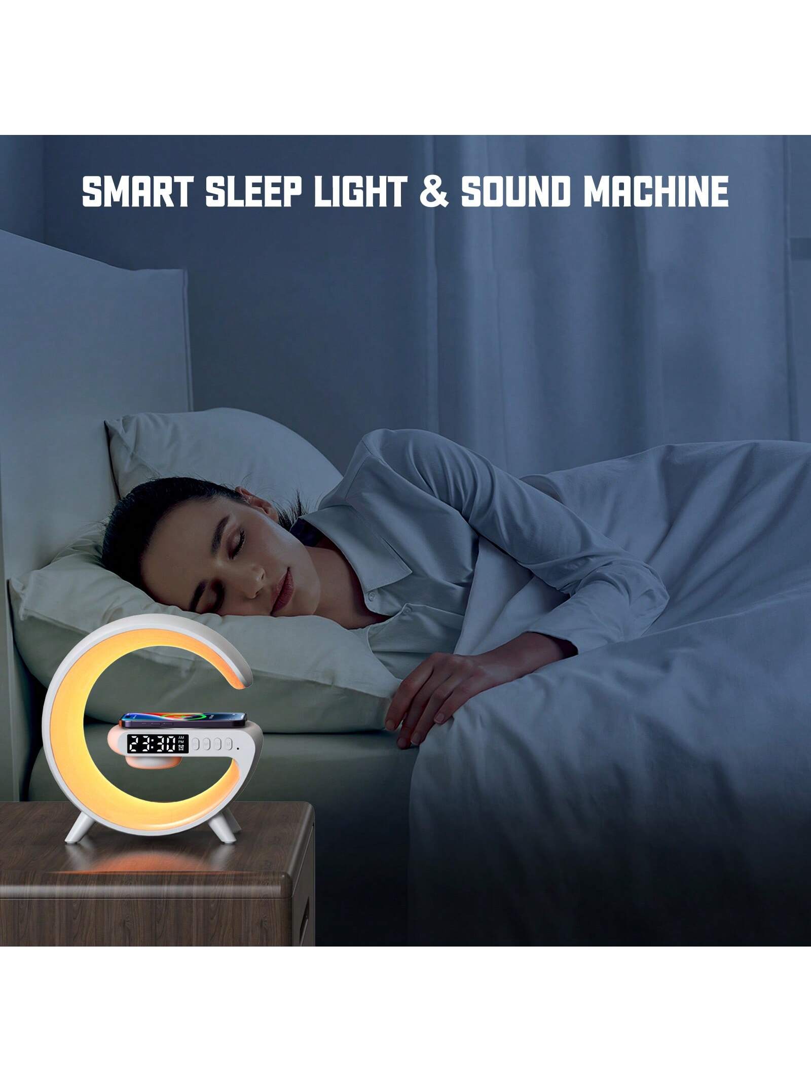 EIGIIS 1 قطعة مصباح ذكي مع 10 أوضاع إضاءة (15 * 15...