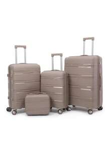 6pcs Set PP Zipper Fashion Travel Trolley Suitcase Unique Highly-Rated Luggage With Spinner Wheels + Travel Bag, Suitable For Teens, Casual Outdoor, Athletic, Vacation, Travel, Graduation Gifts, Birthday Outfit Accessories