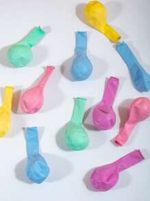 25/50 quả bóng bay cao su màu pastel, bóng bay tròn 10 inch bơm khí heli nhiều màu sắc hình bánh macaron, thích hợp cho sinh nhật, tiệc cầu vồng, tiệc mừng em bé, trang trí đám cưới. - Nhiều màu - Xem 8