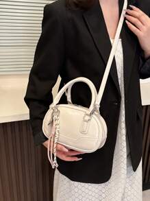 Sac à main de qualité premium pour femme, nouveau design de sac de bowling à la mode, sac polyvalent avec épaule et poignée supérieure