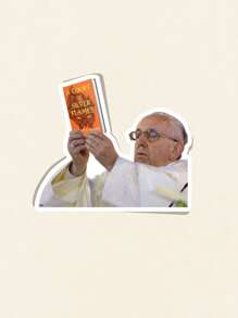 1pc Fourth Wing Pope Meme Inspired Smut, Laptop Stickers, Funny Stickers, Sarcastic Sticker, Funny Gift, Kindle Sticker