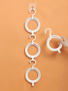 1pc Hat And Scarf Storage Rack, Can Hang And Store Hats And Scarves, Foldable And Stackable Design, Suitable For Wardrobe, Dorm, Behind The Door, Etc.