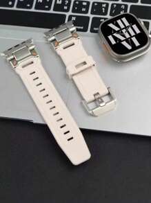 chinbersky Correa compatible con Ultra 2/Ultra de 49 mm, 46 mm, 45 mm, 44 mm, 42 mm, de estilo mecánico-resistente, con hebilla de acero inoxidable, compatible con Series 10, 9, 8, 7, 6, 5, 4, 3, SE