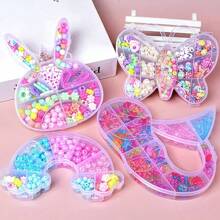 1 Box Handmade Beaded Toys, Wholesale Girls DIY Bracelet Educational Craft Jewelry Materials For Necklace & Bracelet