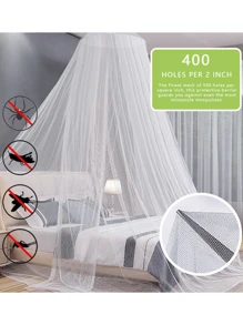 1 PIEZA Red mosquitera de cama para niñas, dosel de cama King, cortinas de cama con dosel de tamaño Queen que cuelgan del techo, carpa con red mosquitera de estilo de cúpula para cama individual de niña, para camas de adulto, elegantes cortinas de cama con dosel tamaño King/Queen para niñas, carpa con red mosquitera de estilo de cúpula elegante, decoración para cunas y camas de adultos