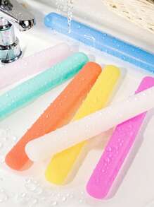 7/5/2/1pc Transparent Toothbrush Box, Multi-Color Mixed, Portable Toothbrush Set, Suitable For Outdoor Travel, Hiking And Camping, Clean And Hygienic, Can Be Given To Friends And Family Travel Essentials Travel Accessories Travel Must Haves Beach Vacation Summer Holiday School Accessories Back To School Supplies Stuff