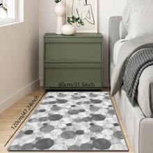 [700g/㎡ 水晶天鹅绒] 1 块现代奢华几何地毯，可机洗，防褪色，防滑，适合节日和任何空间，包括酒店、办公室、沙发、床边、厨房、洗衣房、走廊、门廊、入口、楼梯母亲节 - 彩色 - 查看 16