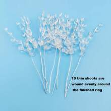 DIY 亚克力水晶皇冠工艺套件 - 新娘头饰，闪光水钻首饰制作套装，适用于婚礼、生日派对、儿童公主