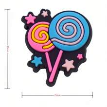 20/30/50pcs Random Pink Fashion Style Shoe Charms Set, DIY Shoe Decoration, PVC Material, Assorted Cute Accessories For Customizing Footwear